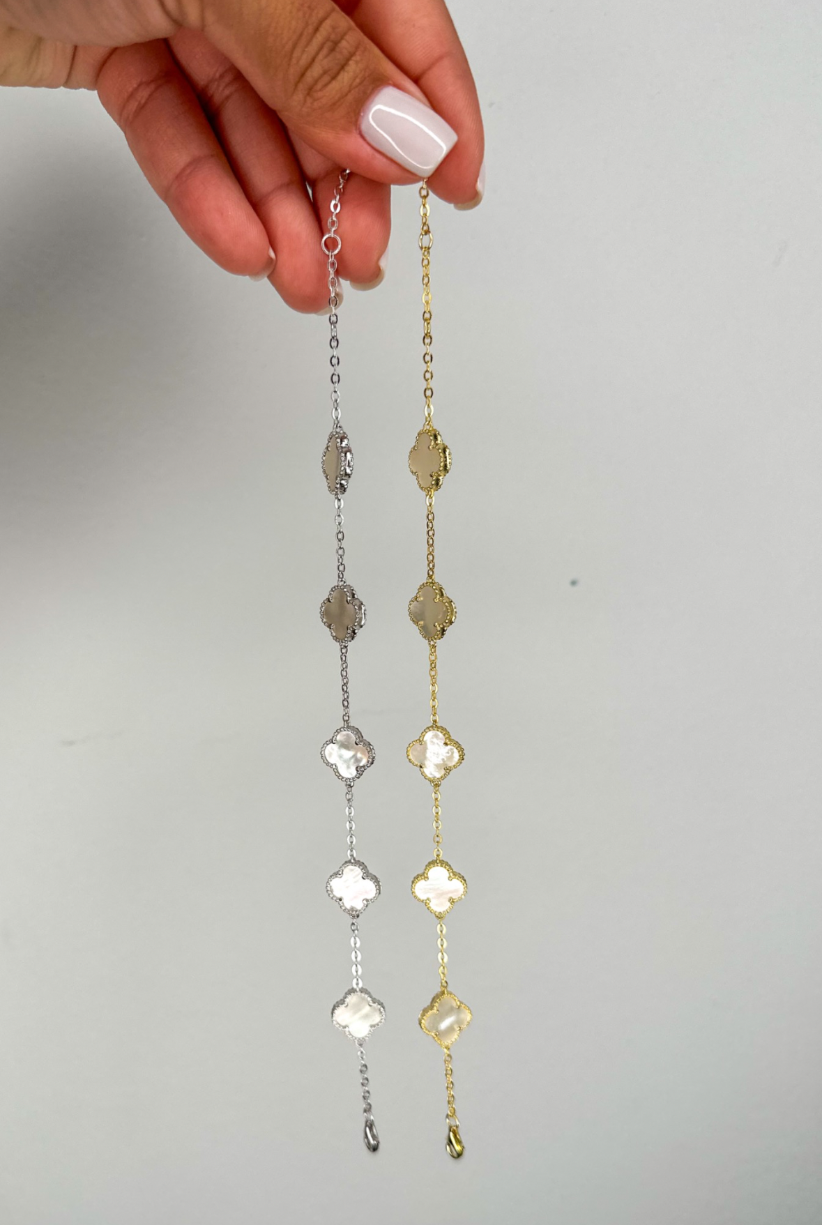 Clover Pearl Bracelets