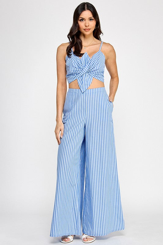 Striped Down Set