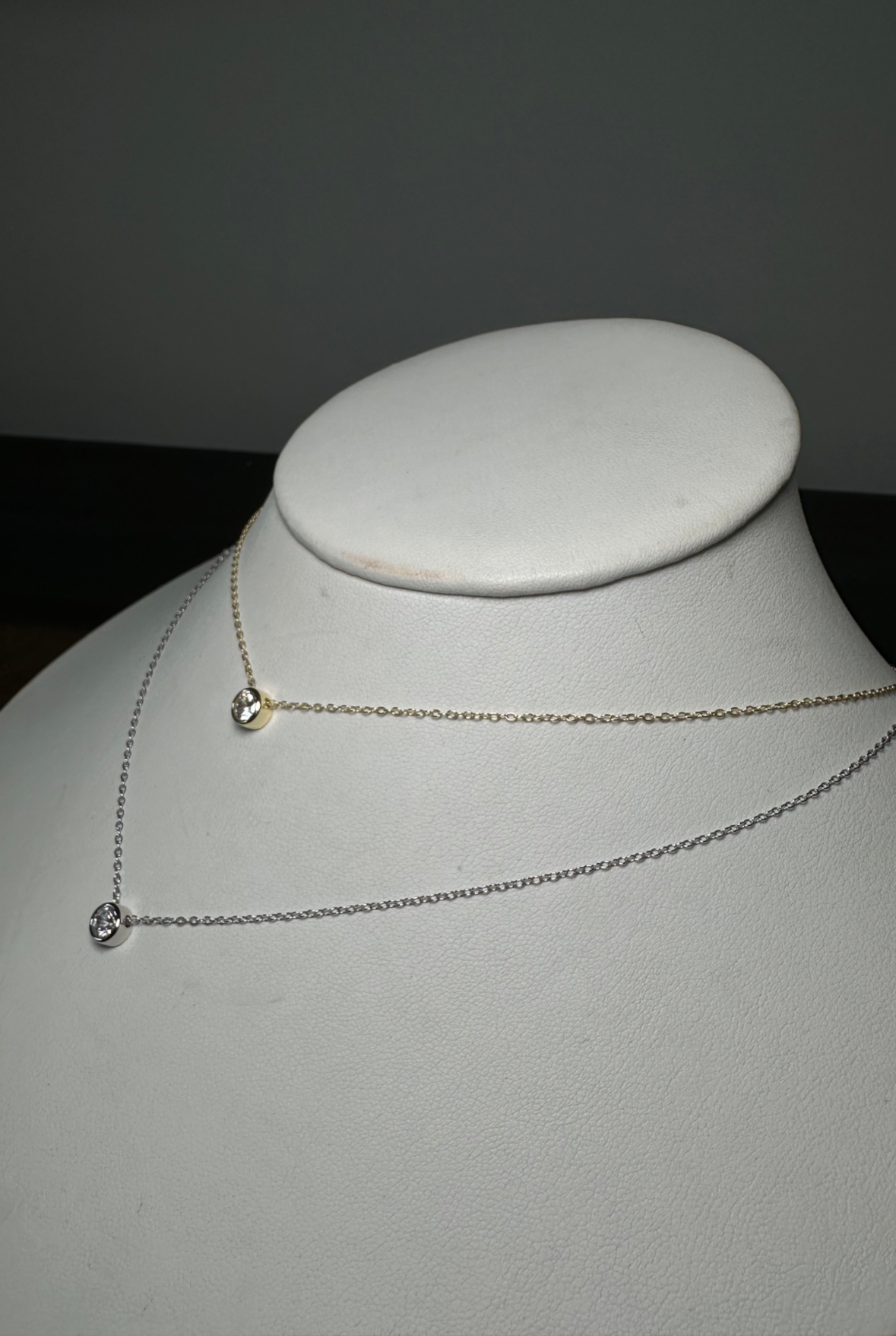 Circle Stud Necklace
