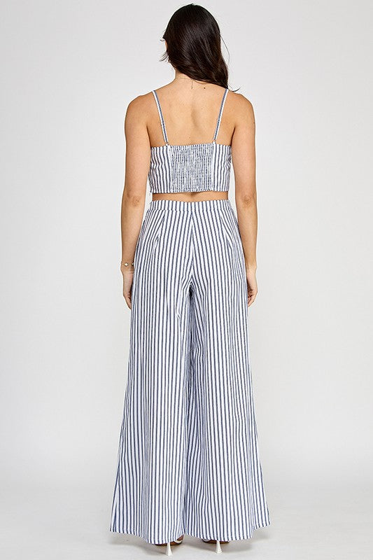 Striped Down Set