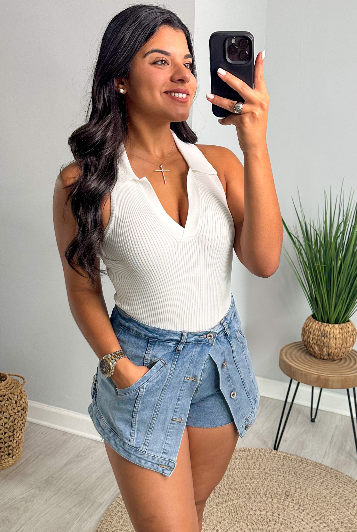 Dukey Denim Skort