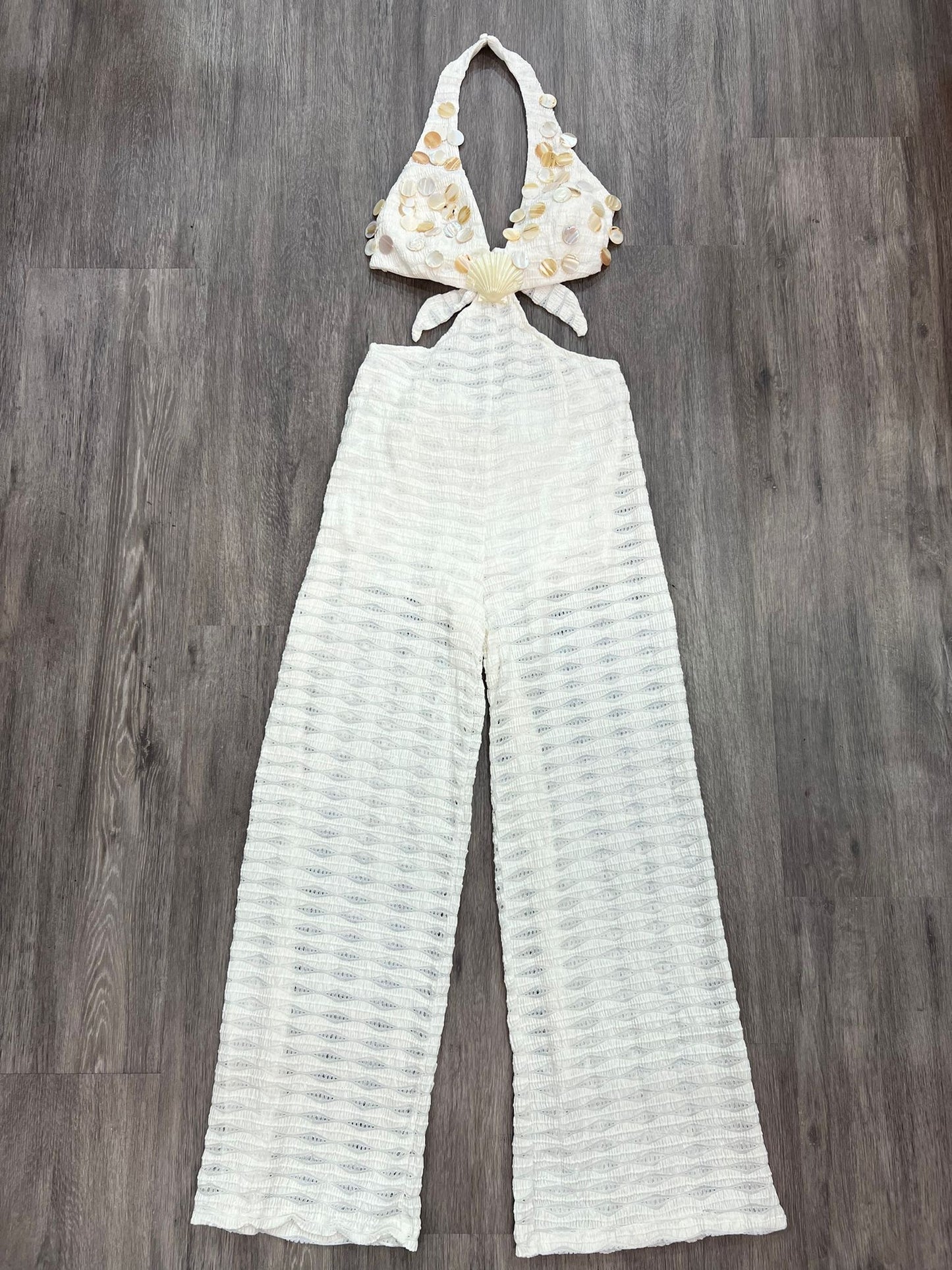 Filled in shells jumpsuit