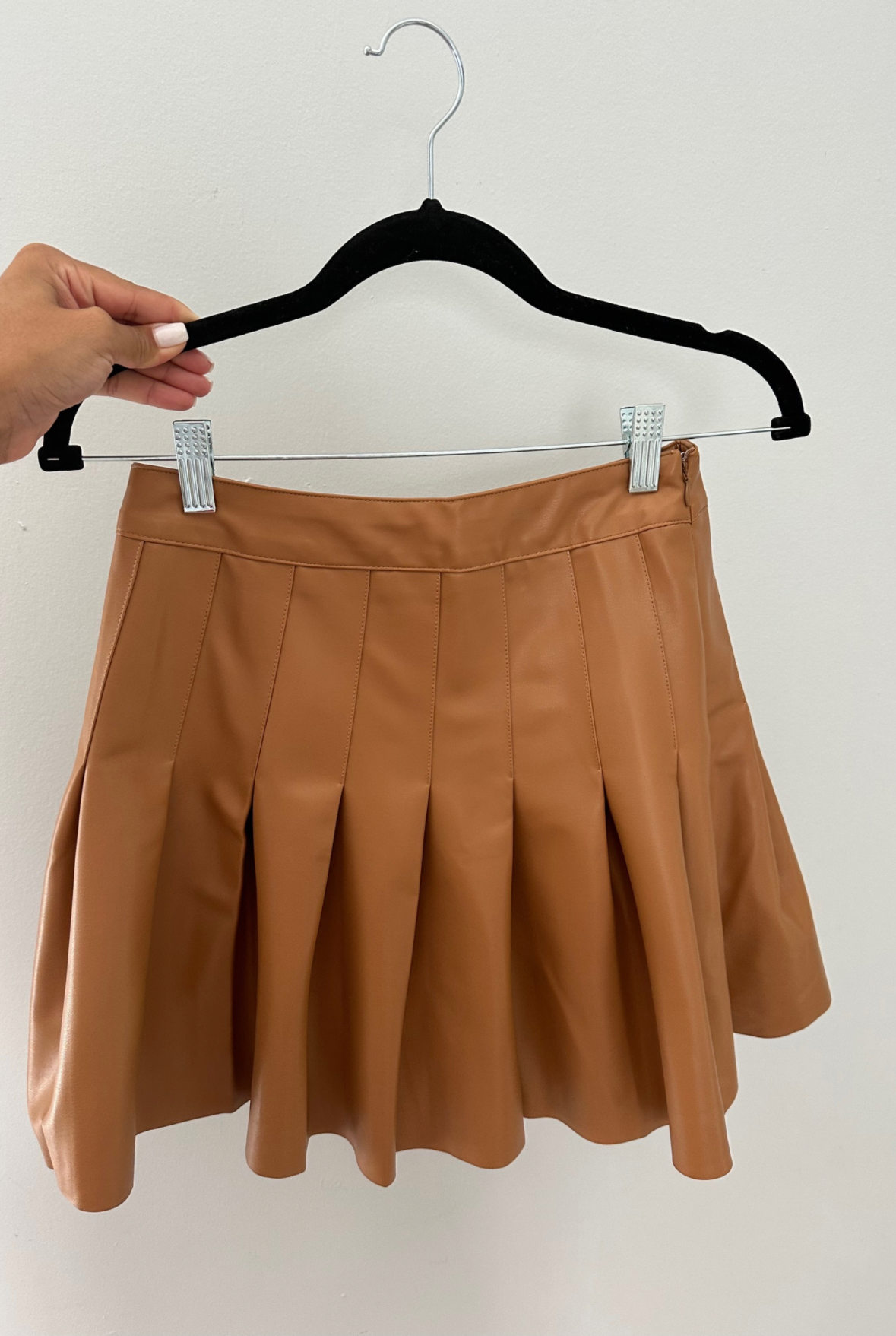 Caramelo Pleated Skirt