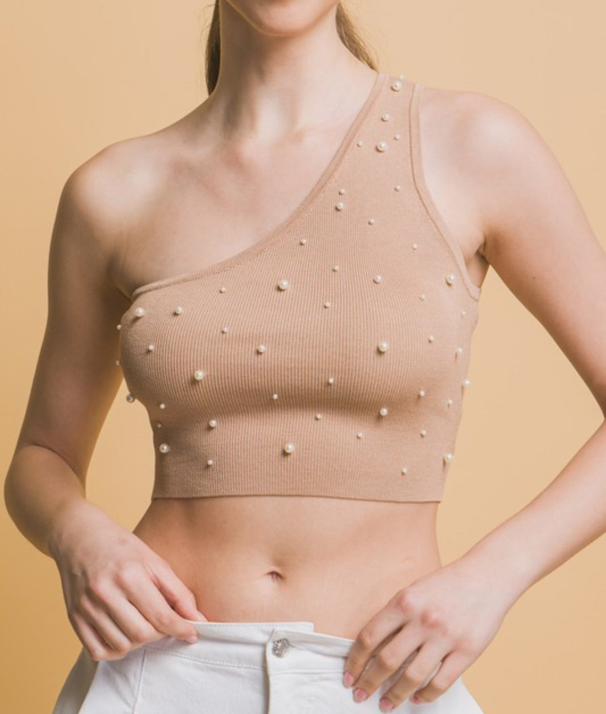 Pearly Crop Top